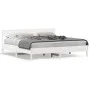 Estructura cama cabecero madera maciza pino blanco 180x200 cm de , Camas y somieres - Ref: Foro24-3216204, Precio: 206,43 €, ...