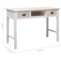 Wooden console table 110x45x76 cm by vidaXL, Side tables - Ref: Foro24-284160, Price: 106,21 €, Discount: %