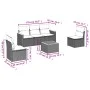 Juego de sofás jardín con cojines 6 pzas ratán sintético beige by , Garden sets - Ref: Foro24-3258257, Price: 389,64 €, Disco...