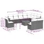 Gartensofa-Set 11-teilig mit beigen Polstern aus synthetischem Rattan von , Gartensets - Ref: Foro24-3258482, Preis: 644,98 €...