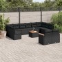 Set de sofás de jardín y cojines 13 pzas ratán sintético negro by , Garden sets - Ref: Foro24-3258849, Price: 850,94 €, Disco...