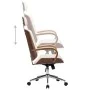Office chair with headrest cream wood synthetic leather by vidaXL, Office chairs - Ref: Foro24-283136, Price: 254,32 €, Disco...