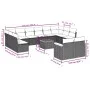 Set de sofás de jardín y cojines 13 pzas ratán sintético negro by , Garden sets - Ref: Foro24-3258849, Price: 826,16 €, Disco...