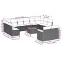 Set sofás de jardín con cojines 13 piezas ratán sintético gris by , Garden sets - Ref: Foro24-3258854, Price: 798,27 €, Disco...