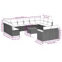 Set sofás de jardín con cojines 13 piezas ratán sintético gris by , Garden sets - Ref: Foro24-3258854, Price: 819,53 €, Disco...