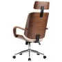 Office chair with headrest cream wood synthetic leather by vidaXL, Office chairs - Ref: Foro24-283136, Price: 254,32 €, Disco...