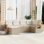Juego de sofás jardín con cojines 6 pzas ratán sintético beige by , Garden sets - Ref: Foro24-3259419, Price: 439,97 €, Disco...