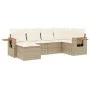 Juego de sofás jardín con cojines 6 pzas ratán sintético beige by , Garden sets - Ref: Foro24-3259419, Price: 439,97 €, Disco...