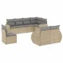 Juego de sofás de jardín con cojines beige 8 pzas ratán PE by , Garden sets - Ref: Foro24-3253976, Price: 583,50 €, Discount: %
