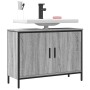 Armario lavabo baño madera ingeniería gris Sonoma 80x30x60 cm de , Tocadores - Ref: Foro24-842454, Precio: 63,02 €