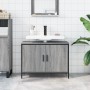 Armario lavabo baño madera ingeniería gris Sonoma 80x30x60 cm de , Tocadores - Ref: Foro24-842454, Precio: 63,02 €