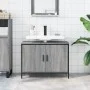 Bathroom vanity cabinet in gray Sonoma engineered wood, 80x30x60 cm. by , Dressing tables - Ref: Foro24-842454, Price: 62,22 ...