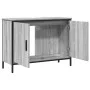 Bathroom vanity cabinet in gray Sonoma engineered wood, 80x30x60 cm. by , Dressing tables - Ref: Foro24-842454, Price: 62,22 ...