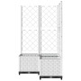 Pflanzgefäß mit weißem PP-Gitter 80x80x136 cm von , Töpfe und Pflanzgefäße - Ref: Foro24-153286, Preis: 120,70 €, Rabatt: %