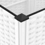 Planter with white PP trellis 80x80x136 cm by , Pots and planters - Ref: Foro24-153286, Price: 121,69 €, Discount: %