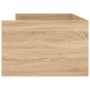 Sonoma oak bed frame with drawers 90x190 cm by , Beds and slatted bases - Ref: Foro24-3207352, Price: 175,21 €, Discount: %