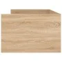 Sonoma oak bed frame with drawers 90x190 cm by , Beds and slatted bases - Ref: Foro24-3207352, Price: 169,68 €, Discount: %
