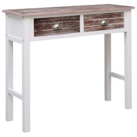 Brauner Konsolentisch aus Holz 90x30x77 cm von vidaXL, Seitentische - Ref: Foro24-284144, Preis: 86,66 €, Rabatt: %