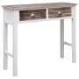 Brown wooden console table 90x30x77 cm by vidaXL, Side tables - Ref: Foro24-284144, Price: 85,69 €, Discount: %