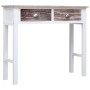 Brown wooden console table 90x30x77 cm by vidaXL, Side tables - Ref: Foro24-284144, Price: 86,66 €, Discount: %