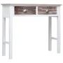 Brown wooden console table 90x30x77 cm by vidaXL, Side tables - Ref: Foro24-284144, Price: 85,69 €, Discount: %
