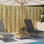 Gray acacia PE rattan umbrella base cover 70x70x25 cm by , Parasol accessories - Ref: Foro24-365953, Price: 74,17 €, Discount: %