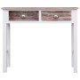 Brauner Konsolentisch aus Holz 90x30x77 cm von vidaXL, Seitentische - Ref: Foro24-284144, Preis: 86,66 €, Rabatt: %
