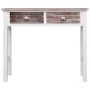 Brown wooden console table 90x30x77 cm by vidaXL, Side tables - Ref: Foro24-284144, Price: 85,69 €, Discount: %