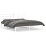 Metallbettgestell mit weißem Kopfteil 183x213 cm von , Betten und Lattenroste - Ref: Foro24-355615, Preis: 88,48 €, Rabatt: %