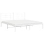 Metallbettgestell mit weißem Kopfteil 183x213 cm von , Betten und Lattenroste - Ref: Foro24-355615, Preis: 89,64 €, Rabatt: %