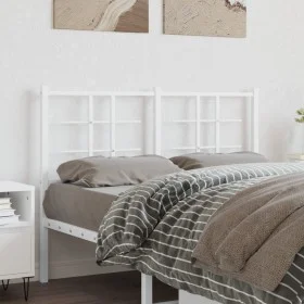Cabecero de metal blanco 120 cm de , Cabeceros y pies de cama - Ref: Foro24-355641, Precio: 31,01 €, Descuento: %