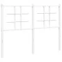 Cabecero de metal blanco 120 cm de , Cabeceros y pies de cama - Ref: Foro24-355641, Precio: 31,01 €, Descuento: %