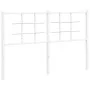 Kopfteil aus weißem Metall, 140 cm von , Kopf- und Fußteile - Ref: Foro24-355643, Preis: 37,62 €, Rabatt: %