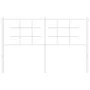 Cabecero de metal blanco 140 cm de , Cabeceros y pies de cama - Ref: Foro24-355643, Precio: 37,57 €, Descuento: %