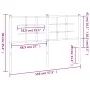 Kopfteil aus weißem Metall, 140 cm von , Kopf- und Fußteile - Ref: Foro24-355643, Preis: 37,62 €, Rabatt: %