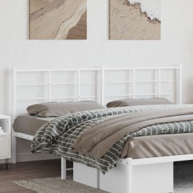 Kopfteil aus weißem Metall, 200 cm von , Kopf- und Fußteile - Ref: Foro24-355648, Preis: 34,58 €, Rabatt: %