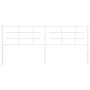 Cabecero de metal blanco 200 cm de , Cabeceros y pies de cama - Ref: Foro24-355648, Precio: 34,05 €, Descuento: %
