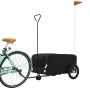 Fahrradanhänger aus schwarzem Eisen, 45 kg von , Fahrradanhänger - Ref: Foro24-94073, Preis: 88,44 €, Rabatt: %