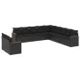 11-teiliges Gartensofa-Set und schwarze synthetische Rattankissen von , Gartensets - Ref: Foro24-3258527, Preis: 716,49 €, Ra...