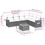 7-teiliges Gartensofa-Set und beige synthetische Rattankissen von , Gartensets - Ref: Foro24-3259252, Preis: 459,04 €, Rabatt: %