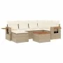 7-piece garden sofa set and beige synthetic rattan cushions by , Garden sets - Ref: Foro24-3259426, Price: 487,90 €, Discount: %