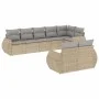 Garden sofa set with beige cushions 8 pcs PE rattan by , Garden sets - Ref: Foro24-3253956, Price: 583,50 €, Discount: %