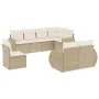Garden sofa set with beige cushions 8 pcs PE rattan by , Garden sets - Ref: Foro24-3253975, Price: 664,99 €, Discount: %