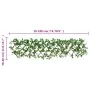 Enrejado expandible hiedra artificial verde 5 uds 180x30 cm by , fence panels - Ref: Foro24-366585, Price: 63,84 €, Discount: %