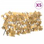 Erweiterbares Gitter aus künstlichem orangefarbenem Ahorn, 5 Stück, 180x30 cm. von , Zaunpaneele - Ref: Foro24-366593, Preis:...