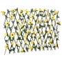 Erweiterbarer Zaun mit künstlichem gelbem Efeu-Gitter 180x60 cm. von , Zaunpaneele - Ref: Foro24-366598, Preis: 37,23 €, Raba...