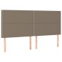 Kopfteile 4 Einheiten aus taupegrauem Stoff 90x5x78/88 cm von , Kopf- und Fußteile - Ref: Foro24-3116210, Preis: 88,63 €, Rab...