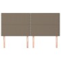 Kopfteile 4 Einheiten aus taupegrauem Stoff 90x5x78/88 cm von , Kopf- und Fußteile - Ref: Foro24-3116210, Preis: 88,63 €, Rab...