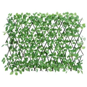 Green artificial ivy expandable fence trellis 180x65 cm by , fence panels - Ref: Foro24-366586, Price: 50,17 €, Discount: %