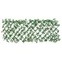 Enrejado valla expansible de hiedra artificial verde 186x30 cm de , Paneles de vallas - Ref: Foro24-366590, Precio: 41,15 €, ...